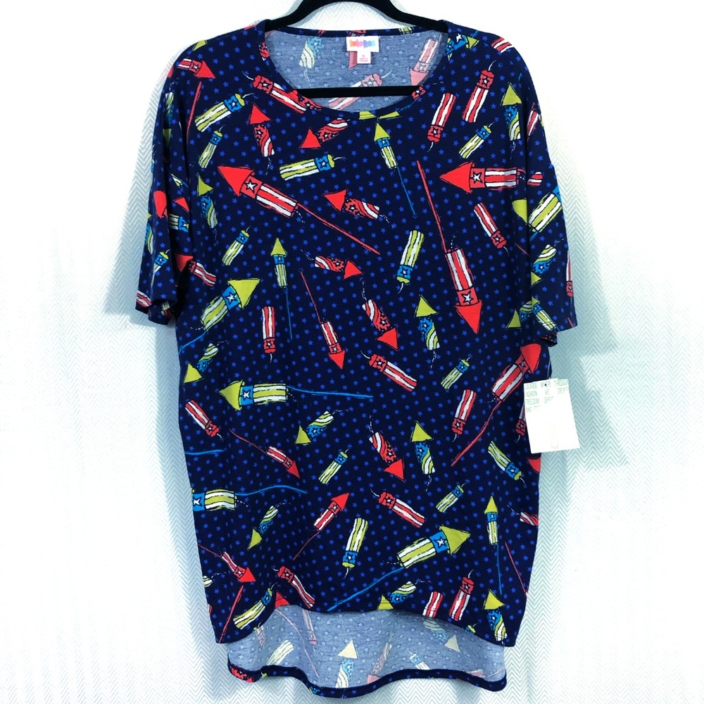 NWT LuLaRoe Americana Irma Tunic Size S